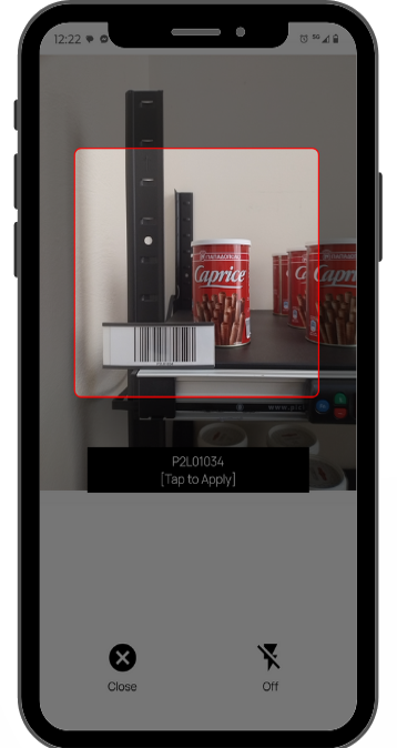 Use the camera of the smartphone to scan barcodes Use the camera of the smartphone to scan barcodes